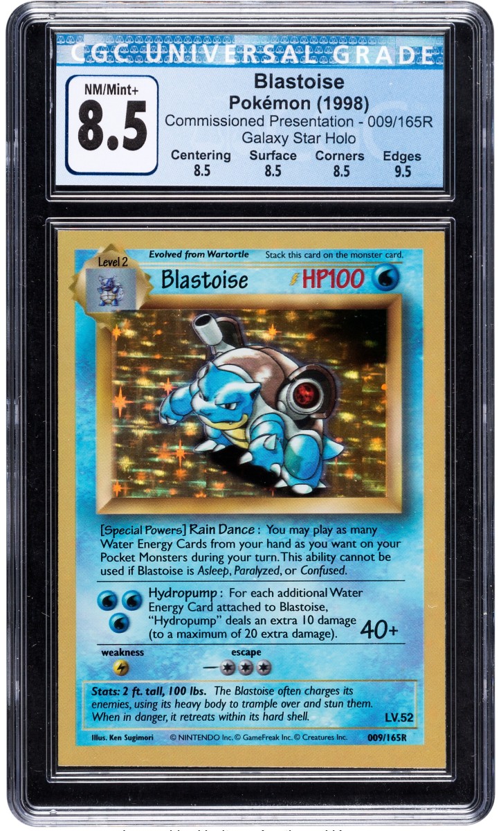 1998 Blastoise Pokemon card